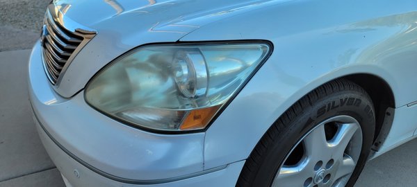 Lexus LS430 Headlight Restoration and Detail - A complete interior and exterior clean for this Lexus LS430, we restored the headlights too! Lexus LS430 Headlight Restoration and Detail - A complete interior and exterior clean for this Lexus LS430, we restored the headlights too!