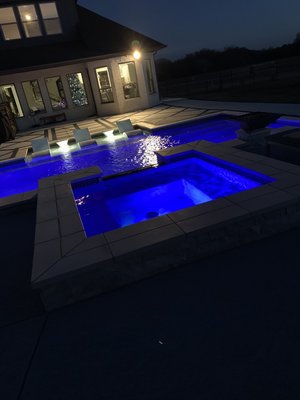Give us a call - We have completed multiple projects in the last two weeks. Installing a pool speakers/light fixtures/wall painting/door repair