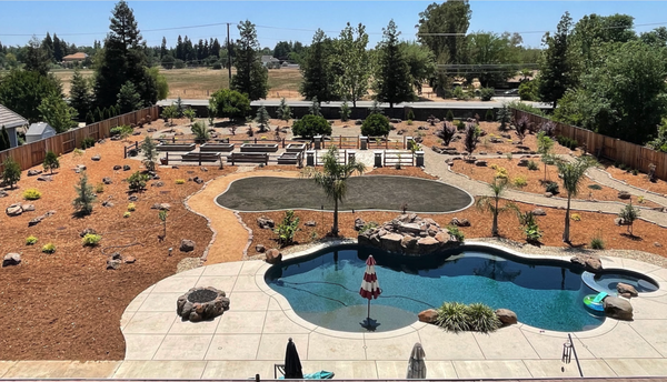 Pool/Spa with Landscape Design - Welcome to MJ's Smart Scape an affordable mini tractor operator. With over 20 years of combined experience, MJ's Smart Scape takes pride in our company's reliability, great communication, integrity, and quality work. We are experts in our trade and will do our best to keep you as educated as we can on your particular task or project. We specialize in landscape installation and a wide range of areas here is a list of things we do; Yard Renovations, hard scapes, sprinklers, drainage, smaller concrete areas, flagstone, boulder walls, tear outs, clean ups, we don't over plant any areas, we don't plant trees that will cause future problems down the road, low voltage lighting, waterfalls, ponds, drip systems, we also offer on landscapes that we do to watch and take care of the property for a small fee, landscape designs will be hand drawn and in color pencil, we Guarantee our landscapes for 1 year compared to 90 days with other landscape companies, maintenance, Etc. We look forward to earning your business. **Also Bonded and Insured** Pool/Spa with Landscape Design - Welcome to MJ's Smart Scape an affordable mini tractor operator. With over 20 years of combined experience, MJ's Smart Scape takes pride in our company's reliability, great communication, integrity, and quality work. We are experts in our trade and will do our best to keep you as educated as we can on your particular task or project. We specialize in landscape installation and a wide range of areas here is a list of things we do; Yard Renovations, hard scapes, sprinklers, drainage, smaller concrete areas, flagstone, boulder walls, tear outs, clean ups, we don't over plant any areas, we don't plant trees that will cause future problems down the road, low voltage lighting, waterfalls, ponds, drip systems, we also offer on landscapes that we do to watch and take care of the property for a small fee, landscape designs will be hand drawn and in color pencil, we Guarantee our landscapes for 1 year compared to 90 days with other landscape companies, maintenance, Etc. We look forward to earning your business. **Also Bonded and Insured**