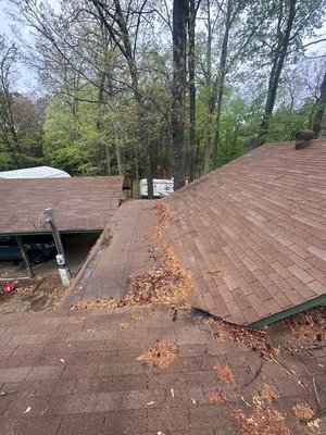 From Out-of-Pocket Quote to Insurance Approval - This homeowner initially contacted ArkLaTex Roofing & Construction for an out-of-pocket roof replacement estimate. During our inspection, we identified storm-related damage consistent with both hail and high winds. After reviewing our findings with the homeowner, we recommended having the insurance carrier evaluate the damage before moving forward with a cash replacement. The claim was ultimately approved for a full roof replacement, saving the homeowner thousands of dollars in unexpected out-of-pocket expenses. We were proud to help guide them through the process from inspection to approval and ultimately provide them with a quality new roofing system.