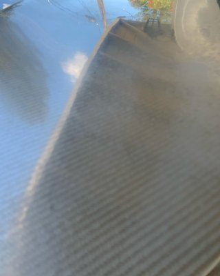 1-Step Paint Correction, Before & After - This paint correction was on a 2015 Subaru, where its genuine carbon fiber trunk had severe oxidation. This oxidation happens on all vehicles; especially on outdoor vehicles, which is why it is important to protect your pant! Our Decontamination Wash offers similar results and protection for a fraction of the price. We guarantee a vibrant paint enhancement with all paint corrections. 1-Step Paint Correction, Before & After - This paint correction was on a 2015 Subaru, where its genuine carbon fiber trunk had severe oxidation. This oxidation happens on all vehicles; especially on outdoor vehicles, which is why it is important to protect your pant! Our Decontamination Wash offers similar results and protection for a fraction of the price. We guarantee a vibrant paint enhancement with all paint corrections.