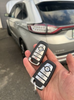 Ford Edge 2018 - We successfully duplicated a key for this Ford Edge 2018! Now the owner has a reliable spare, ensuring they’re never locked out or stranded. Ford Edge 2018 - We successfully duplicated a key for this Ford Edge 2018! Now the owner has a reliable spare, ensuring they’re never locked out or stranded.