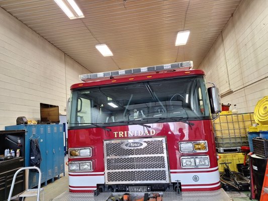 Trinidad Fire department - Replacement of a fire engine in Trinidad a fun project Trinidad Fire department - Replacement of a fire engine in Trinidad a fun project
