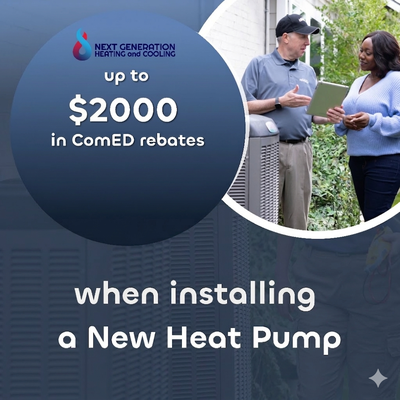 Green energy program - A heat pump is an energy-efficient system that uses renewable energy from the air, ground, or water to heat and cool buildings. By transferring heat rather than generating it, heat pumps significantly reduce energy consumption and greenhouse gas emissions. As a renewable energy solution, they help lower utility costs and support a cleaner, more sustainable environment.