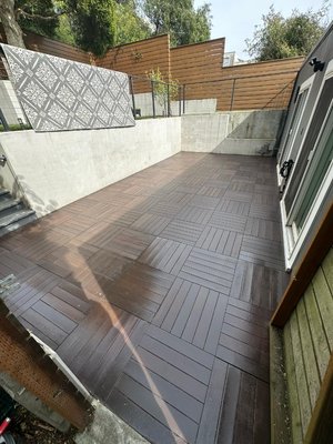 Deck floor staining - Deck staining