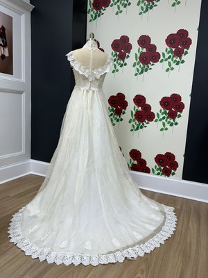 2025 Bridal Collection: Refashioned from vintage bridal - This new collection was designed from vintage and damaged wedding gowns, as well as vintage linens and a piano shawl. Most were also hand dyed. 2025 Bridal Collection: Refashioned from vintage bridal - This new collection was designed from vintage and damaged wedding gowns, as well as vintage linens and a piano shawl. Most were also hand dyed.