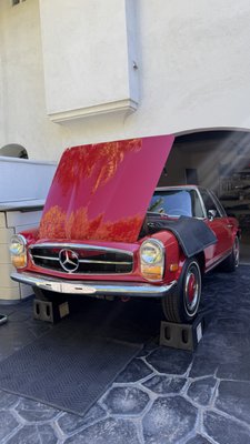 Mercedes 280SL - Engine Oil & Filter replacement Mercedes 280SL - Engine Oil & Filter replacement