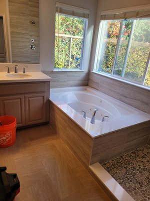 Bathroom Remodel Vacaville - This was a remodel requested by a customer in Vacaville. They wanted an upgrade to their existing bathroom. Turned out beautiful.