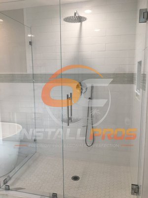 Shower Door Installation - Shower Door installation projects.
