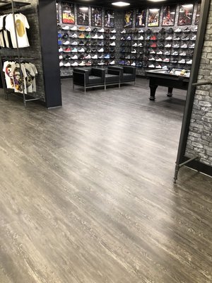 COMMERCIAL REAL ESTATE FLOORING (Retail Store) - This portfolio displays images of work inside of commercial retail store COMMERCIAL REAL ESTATE FLOORING (Retail Store) - This portfolio displays images of work inside of commercial retail store
