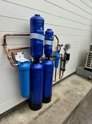 "Whole-Home Aquasana Water Filtration Installation" - **Aquasana Water Filter Installation**
Get clean, filtered water from every faucet with our professional Aquasana water filter installation. We expertly connect the system to your main water line, ensuring safe, reliable filtration throughout your home. With careful installation, including shut-off valves for easy maintenance, we guarantee long-lasting, high-quality water. "Whole-Home Aquasana Water Filtration Installation" - **Aquasana Water Filter Installation**
Get clean, filtered water from every faucet with our professional Aquasana water filter installation. We expertly connect the system to your main water line, ensuring safe, reliable filtration throughout your home. With careful installation, including shut-off valves for easy maintenance, we guarantee long-lasting, high-quality water.