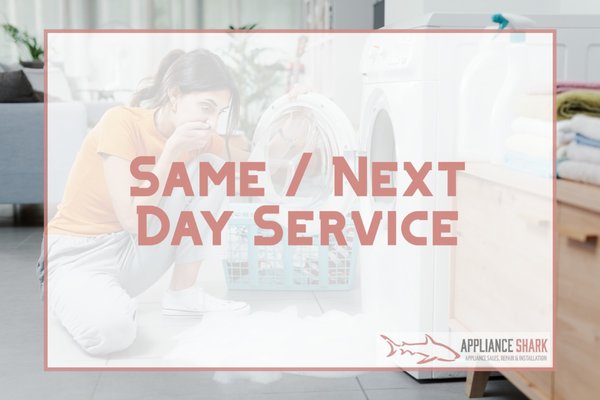 Same / Next Day Service Available - We service all major appliance brands and models, and we're committed to providing our customers with the best possible appliance repair service and quality parts. When you trust Appliance Shark with your appliance repair needs, you can rest assured that you're getting the best possible value.
​
Here are just a few of the things that set Appliance Shark apart from other appliance repair companies:

We offer same/next day appliance repair services.
Our appliance repairman specialists are master and factory certified.
We service all major appliance brands and models.
We use high-quality parts and offer a satisfaction guarantee.
We offer competitive and reasonable  prices.
