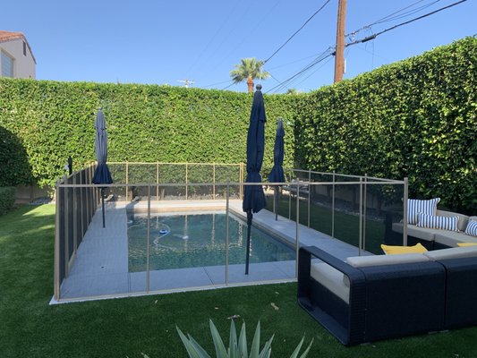 Pet Fence Install in Arcadia - This fence was very special to us and the homeowner as they had 4 little dogs they wanted to keep safe. This customer can finally rest easy knowing that their little one's are safe!