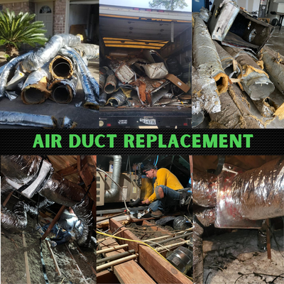 Duct Replacement - If your ductwork is over 15 years old, you might want to consider replacement options as well. Ductwork has a maximum lifespan of 20-25 years. By 15 years, ductwork begins to deteriorate, reducing your HVAC systems efficiency. Duct Replacement - If your ductwork is over 15 years old, you might want to consider replacement options as well. Ductwork has a maximum lifespan of 20-25 years. By 15 years, ductwork begins to deteriorate, reducing your HVAC systems efficiency.
