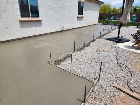 patio extension - Patio extension before and after