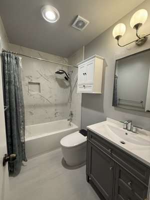 Full bathroom remodeling - Full Bathtub Bathroom Remodeling – Turnkey Solution 🛁✨

Looking to upgrade your bathroom from start to finish? We specialize in full bathtub bathroom remodels, delivering clean design, durable materials, and precise craftsmanship.

Our full remodel service includes:
	•	Bathtub replacement or conversion
	•	Waterproofing & tile installation
	•	Plumbing & fixture upgrades
	•	Vanity, mirror & lighting installation
	•	Flooring, drywall & paint
	•	Code-compliant, clean, and on-time work

Whether you want a modern, spa-style bathroom or a practical, long-lasting upgrade, we manage the entire process—from demolition to final details.

✔ Licensed & insured
✔ Clear pricing and timelines
✔ High-quality finishes
✔ Respectful, clean jobsite

Message us on Yelp to discuss your project and get a customized estimate.