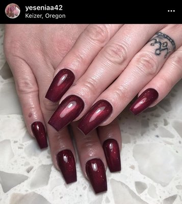 Foreign fill swipe for the before ➡️➡️ - Foreign Fill reshape/ rebalance & cat eye gel polish Foreign fill swipe for the before ➡️➡️ - Foreign Fill reshape/ rebalance & cat eye gel polish