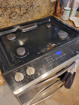 Stove top sample - No matter how small or big the cleaning job is, I always take it with the up most respect and seriousness Stove top sample - No matter how small or big the cleaning job is, I always take it with the up most respect and seriousness