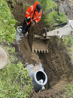 Septic Tank Installation - This is a new 1250 gallon septic tank for a Repair on a tank that fell in. Dont wait to pump
Your tank please give us a call we literally do it all