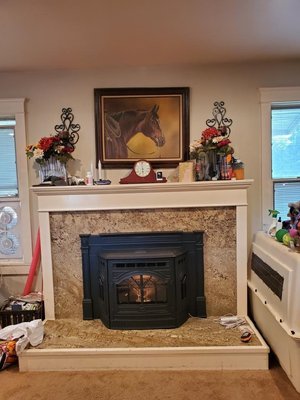 Installing an EPA certified stove - We sale and install wood, gas, pellet, and electric stoves. Turn that old inefficient fireplace into a showplace! Installing an EPA certified stove - We sale and install wood, gas, pellet, and electric stoves. Turn that old inefficient fireplace into a showplace!