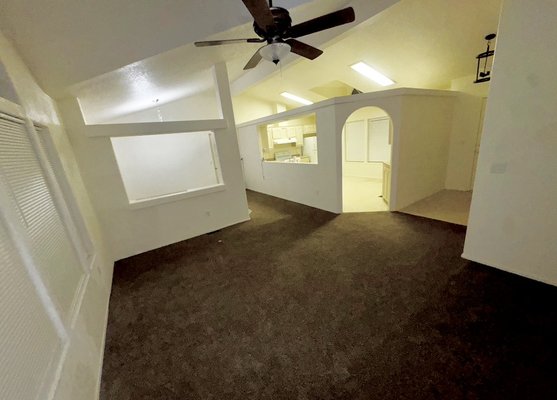 Interior Paint: walls, doors, trim, ceilings
Carpet installation - This home is being sold and the owner requested we paint the interior, remove and replace the carpet and we cleaned the entire house. In addition we did rust removal in bathtubs and showers