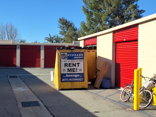 Moving into Box-n-Go storage from a self storage - Many customers move their belongings to our storage units. Its easy! We can deliver our unit to your storage facility!