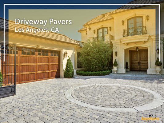 Driveway Pavers | Los Angeles, CA - Our pavers are available in a wide variety of colors, style and design options, ensuring we have the exact fit for your vision and to embellish your driveway and front yard.