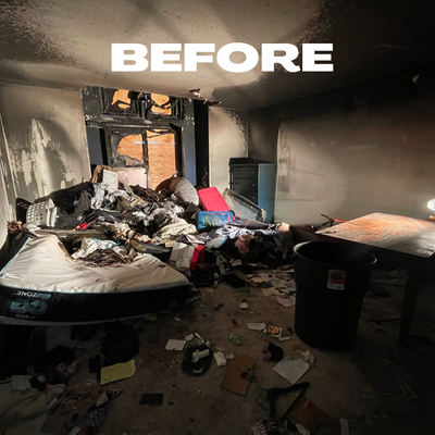House Fire Clean-Out - We received a call for a house fire cleanup. Upon arriving, we found that the house desperately needed to be cleared out to prepare for remodeling. After working diligently for several hours, our efficient crew of workers were able to clear out the space completely! House Fire Clean-Out - We received a call for a house fire cleanup. Upon arriving, we found that the house desperately needed to be cleared out to prepare for remodeling. After working diligently for several hours, our efficient crew of workers were able to clear out the space completely!