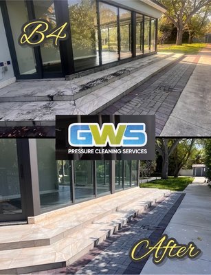 Home Pressure Wash in Coral Gables, FL - Using our professional-grade pressure washing equipment and environmentally friendly cleaning solutions, We were able to quickly and efficiently remove all traces of dirt and grime from the home's exterior. The end result was a sparkling clean façade that looked as good as new.