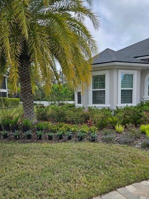 Weeding & Mulching - This is a repeat client. We continue to add plants each year wear we mulch. Weeding & Mulching - This is a repeat client. We continue to add plants each year wear we mulch.