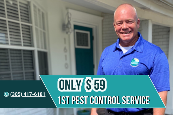 1st General Pest Control Service Only $59 - Get started today with our kid- and pet-friendly general pest control. Call us at (305) 417-6181 and get your 1st service for only $ 59 1st General Pest Control Service Only $59 - Get started today with our kid- and pet-friendly general pest control. Call us at (305) 417-6181 and get your 1st service for only $ 59
