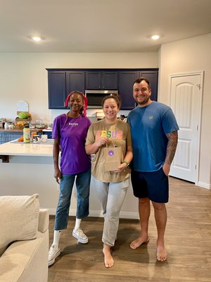 MJ’s Monthly Standard Clean | Manor, TX - This one’s such a special story! We actually met MJ through her sister Kathy during a pop-up event where we were giving away a free cleaning for local residents. Kathy won the giveaway but decided to gift it to her sister MJ, knowing how much it would help her with the kids and a busy schedule 💜
After that first clean, MJ loved it so much that she joined our monthly recurring schedule, and it’s been amazing ever since. We’ve been bringing peace and freshness to her home every month, and it’s been such a joy watching how much it helps her and her family!
We absolutely love cleaning for this family thank you, MJ, for trusting Kempt and supporting what we do! MJ’s Monthly Standard Clean | Manor, TX - This one’s such a special story! We actually met MJ through her sister Kathy during a pop-up event where we were giving away a free cleaning for local residents. Kathy won the giveaway but decided to gift it to her sister MJ, knowing how much it would help her with the kids and a busy schedule 💜
After that first clean, MJ loved it so much that she joined our monthly recurring schedule, and it’s been amazing ever since. We’ve been bringing peace and freshness to her home every month, and it’s been such a joy watching how much it helps her and her family!
We absolutely love cleaning for this family thank you, MJ, for trusting Kempt and supporting what we do!
