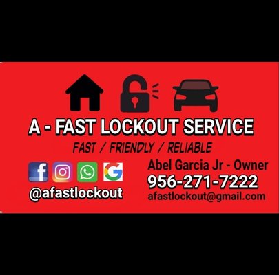About Us! - At A-Fast Lockout Services, we bring over 4.5 years of hands-on locksmith experience to every job. Proudly serving the community for the past 3.5 years as an established business, we’ve built a solid reputation for fast, dependable, and professional locksmith services. From emergency lockouts and residential rekeys to advanced automotive key fob programming, our mission is simple: to provide quick, reliable solutions when you need them most. As a locally owned and operated company, we take pride in our customer-first approach, honest pricing, and commitment to quality service—day or night.