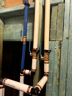 New whole home filtration - This is a new whole home filtration system install by our team yesterday. What’s in your water?