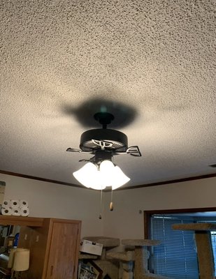 Lamp installation on the ceiling - Installed this lamp for my customers. Took me some work with cables, but nothing is hard for Artur Handyman ;) Lamp installation on the ceiling - Installed this lamp for my customers. Took me some work with cables, but nothing is hard for Artur Handyman ;)