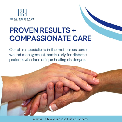 HEALING WITH HEART - Proven Results + Compassionate Care
Specialized wound management for diabetic patients. Trust our expert care.