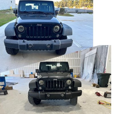 Jeep fenders, bumpers and rag top - This Jeep is in great shape for the most part. The fenders grayed out and the top started tearing from the Florida sun Jeep fenders, bumpers and rag top - This Jeep is in great shape for the most part. The fenders grayed out and the top started tearing from the Florida sun