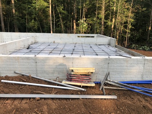 “ August 10, 2021 Concrete Slabs” - Concrete slabs completed on August 10,2021