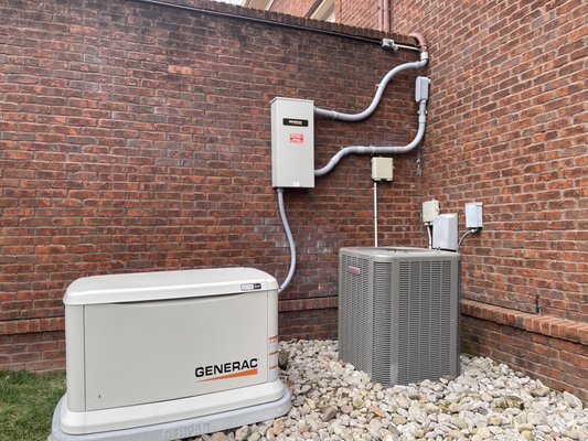 Generac Generator Instillation - This was a beautiful home in Locust Creek. We provided and installed a 26kW Generac Generator. We handled the instillation of gas, electric and permitting. Generac Generator Instillation - This was a beautiful home in Locust Creek. We provided and installed a 26kW Generac Generator. We handled the instillation of gas, electric and permitting.