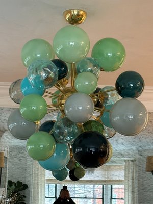 Beautiful high-end light fixture - We installed this high-end $5k+ light fixture for this client in their home as a center piece to their living area. You can trust us to install your beautiful light fixtures.