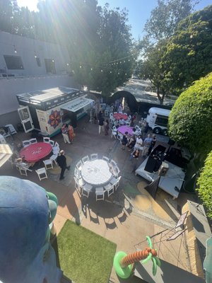 An Epic Santa Barbara Family Reunion - LoDo Studios became home to a food truck from 5 Elementos, DJ from Comfort Food Studio, drinks from mobile bar Riviera Sips, dance parties, art and laser shows, and more for possibly the most epic family reunion ever.
Looking for a space for your next private event? Book us on our website at the button below. An Epic Santa Barbara Family Reunion - LoDo Studios became home to a food truck from 5 Elementos, DJ from Comfort Food Studio, drinks from mobile bar Riviera Sips, dance parties, art and laser shows, and more for possibly the most epic family reunion ever.
Looking for a space for your next private event? Book us on our website at the button below.