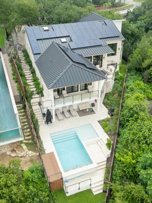 Mount Bonnell - Not every backyard needs more square footage. Sometimes it just needs better design.
This Lake Austin hillside was transformed into a series of outdoor living spaces that feel connected from the front entry all the way to the water. By preserving the mature oak trees and layering natural limestone, custom steel planters, cedar privacy fencing, and lush planting beds, we created a landscape that feels like it's always belonged here.
Every path, terrace, and planting was designed with a purpose—creating privacy where it was needed, opening views to the lake, and making every part of the property enjoyable year-round.
We believe the best landscapes don't compete with the home—they elevate it.
#AustinLandscapeDesign #LuxuryLandscaping #OutdoorLiving #LandscapeArchitecture #CuttersLandscaping Mount Bonnell - Not every backyard needs more square footage. Sometimes it just needs better design.
This Lake Austin hillside was transformed into a series of outdoor living spaces that feel connected from the front entry all the way to the water. By preserving the mature oak trees and layering natural limestone, custom steel planters, cedar privacy fencing, and lush planting beds, we created a landscape that feels like it's always belonged here.
Every path, terrace, and planting was designed with a purpose—creating privacy where it was needed, opening views to the lake, and making every part of the property enjoyable year-round.
We believe the best landscapes don't compete with the home—they elevate it.
#AustinLandscapeDesign #LuxuryLandscaping #OutdoorLiving #LandscapeArchitecture #CuttersLandscaping