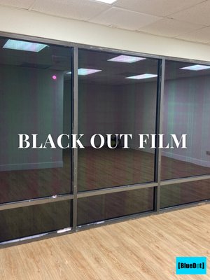 Black Out Film - Blackout window film stops at least 99% of daylight and also provides comprehensive two-way privacy, ideal for someone who needs day sleep and complete privacy. Along with blocking UV, black window film is very effective with controlling excess heat and glare does well in protecting the home furnishing from fading. The film brings pitch darkness to the room of day sleepers and ensures sound sleep even on the brightest day. Effectively lowers your energy bill by keeping excess heat out, blocks 100% UV rays and protects the furniture from aging and fading.
Services: TOTAL BLACKOUT WINDOW FILM, HEAT CONTROL AND UV BLOCKAGE, TWO-WAY PRIVACY PROTECTION Black Out Film - Blackout window film stops at least 99% of daylight and also provides comprehensive two-way privacy, ideal for someone who needs day sleep and complete privacy. Along with blocking UV, black window film is very effective with controlling excess heat and glare does well in protecting the home furnishing from fading. The film brings pitch darkness to the room of day sleepers and ensures sound sleep even on the brightest day. Effectively lowers your energy bill by keeping excess heat out, blocks 100% UV rays and protects the furniture from aging and fading.
Services: TOTAL BLACKOUT WINDOW FILM, HEAT CONTROL AND UV BLOCKAGE, TWO-WAY PRIVACY PROTECTION