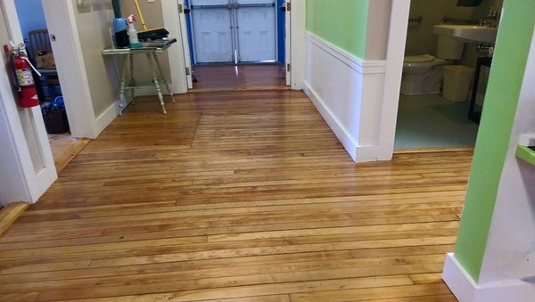 Wood Floor Sanded And Re Polly - Very old wood floor we redid for a client. Wood Floor Sanded And Re Polly - Very old wood floor we redid for a client.
