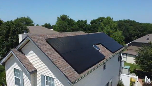 Solar Installation - This system created 100% of this homeowner power on his roof savings them thousands by locking out their electric company! They paid nothing out of pocket up front and the payment just replaces their current electric bill. Solar Installation - This system created 100% of this homeowner power on his roof savings them thousands by locking out their electric company! They paid nothing out of pocket up front and the payment just replaces their current electric bill.