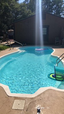 Green to Clean! 3 day turnover. - This was a green to clean I did with a 3 day turnover. This pool needed to be shocked, vacuumed to waste, wall scrub, skimmed, chemical balanced, and additionally vacuumed with a super fine filter. Green to Clean! 3 day turnover. - This was a green to clean I did with a 3 day turnover. This pool needed to be shocked, vacuumed to waste, wall scrub, skimmed, chemical balanced, and additionally vacuumed with a super fine filter.