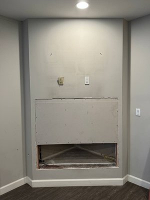 fireplace and TV installation - made the TV zone fireplace and TV installation - made the TV zone