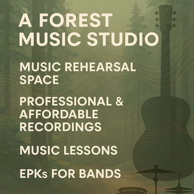 A Forest Music Studio - We are the only studio around that offers all these services in one location. And, we take a full-service, hands-on approach.