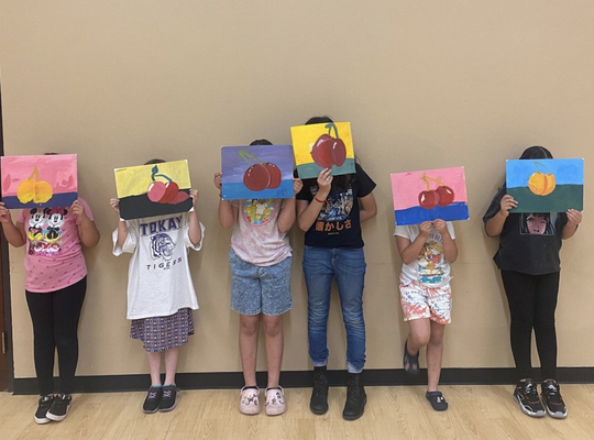Kids Weekly Paint Workshop - We will be painting different fun foods or landscapes each week. Students will create a masterpiece each time. With good direction, we can make an artist out of any rookie. You won't believe the results of this skill-enhancing workshop. No experience is necessary. Summer workshops have already started and classes are filling up fast. Sign up on our website today before it is too late!