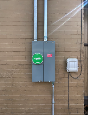 Service Meter Replacement - We replaced an outdated electrical service meter with a new, code-compliant meter/main setup to improve safety, reliability, and overall performance for the homeowner. This project included removing the old equipment, installing the new meter enclosure and disconnect, updating conduit and wiring as needed, and ensuring everything met current electrical code requirements. Clean workmanship, proper grounding and bonding, and long-term durability were our focus throughout the installation.